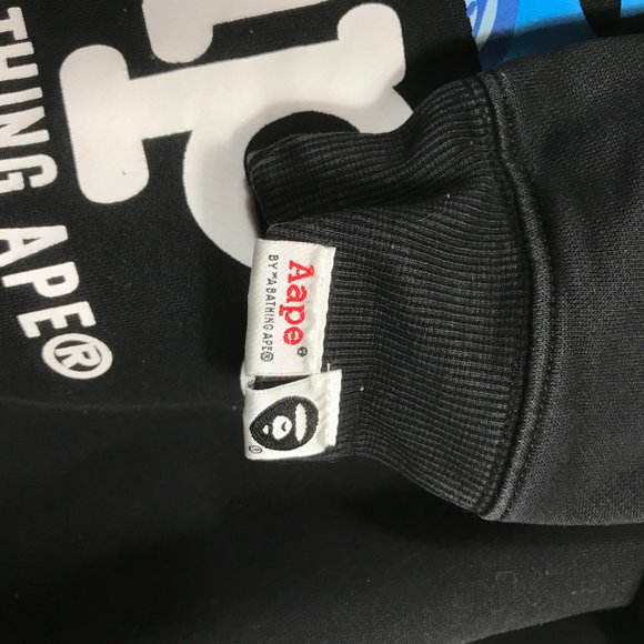 Aape Ape head logo crewneck black - Picture 3 of 5